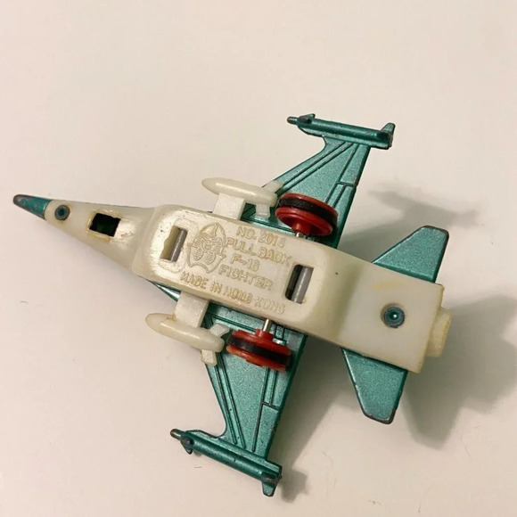 Vintage Diecast Aircraft Phantom F41C Plane and F16 Fighter Pull Back Hong  Kong - Picture 10 of 12